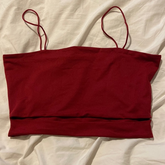 Shein Cutout cropped cami top - Picture 2 of 3